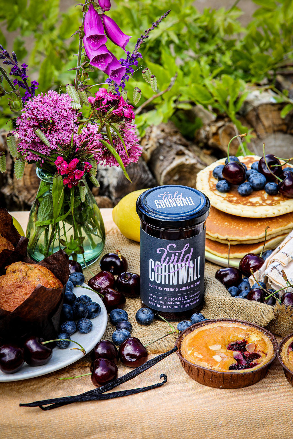 Blueberry, Cherry & Vanilla preserve