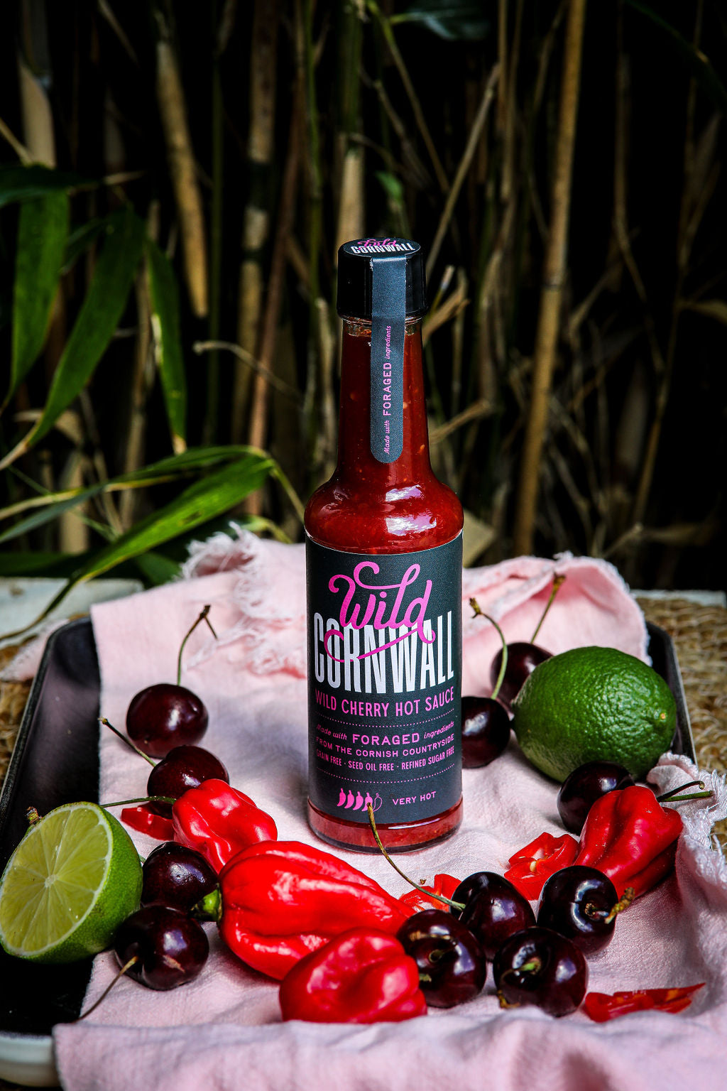 Scotch Bonnet, cherry & Lingon Berry Hot Sauce