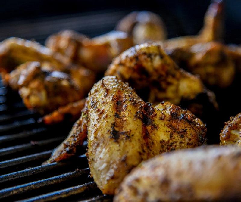 RECIPE - Wild Garlic & Chickweed Chicken with Grilled Veg